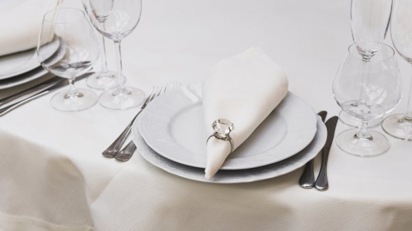 As soon as you are on the table, you open your napkins and hang your chair back when you leave. How many items did you win at Western Restaurant Napkins NG Gift House?