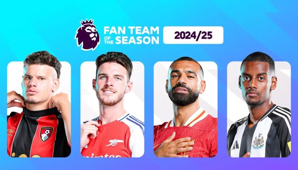 Premier League fans voted for the best team: Salah led the way! Liverpool 3 players, Arsenal Forest 2 players each