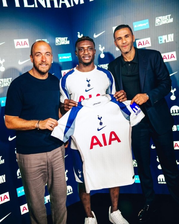 Tottenham new player Kudus: I want to entertain fans and help the team go further in the Premier League and Champions League