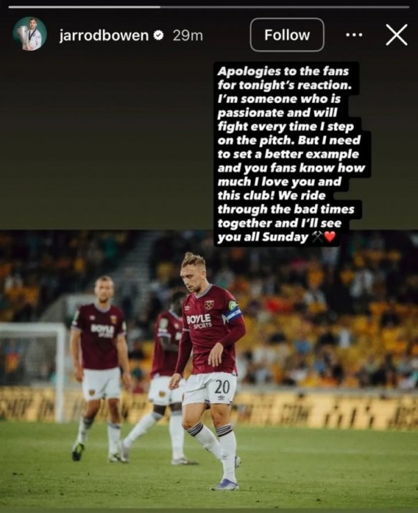 Bowen apologized to fans for the conflict: I am emotionally aware, I need to set a better example