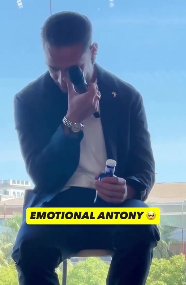 😭Anthony burst into tears: I only know how difficult it is to be at Manchester United, but that is already past